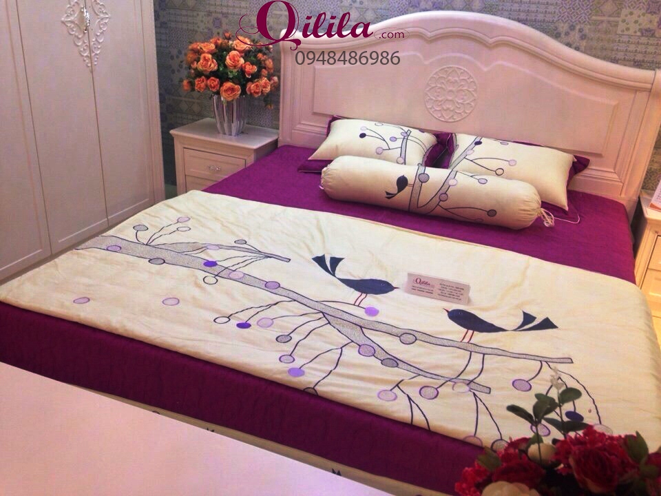 Embroidery bed set 17